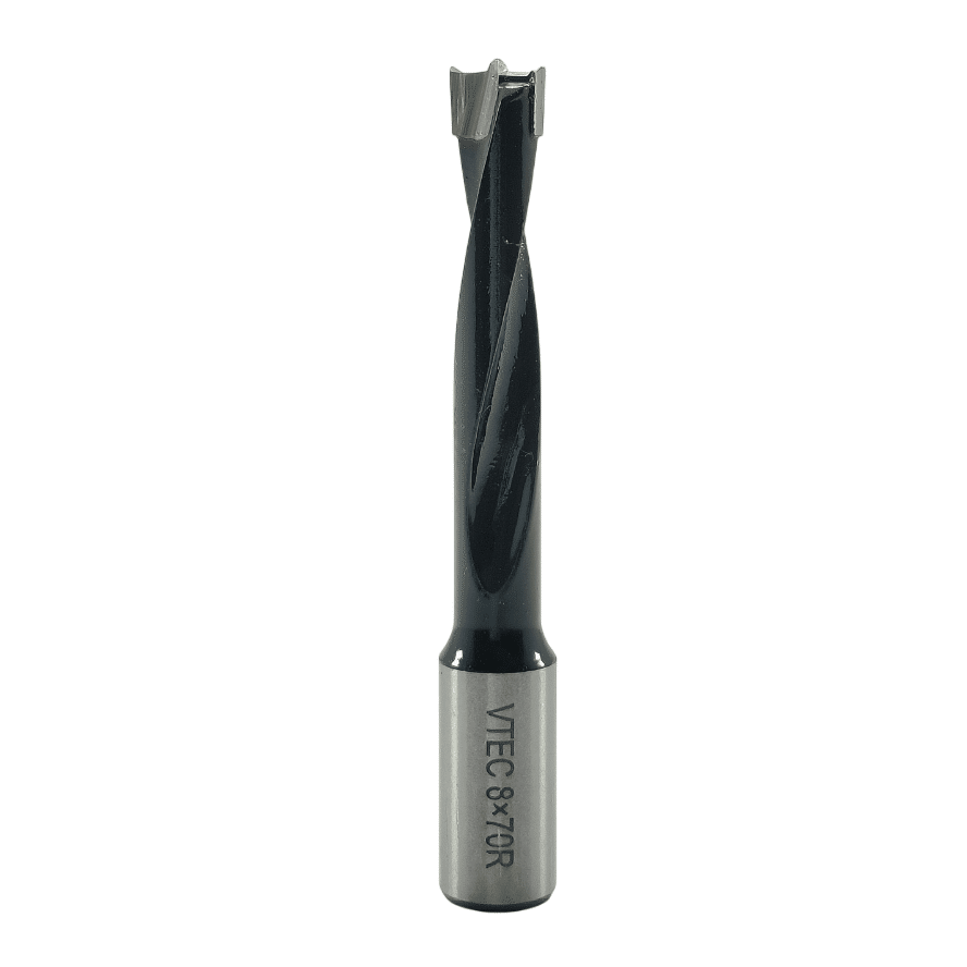 Dowel drilling bit (right hand) 8mmx70mm