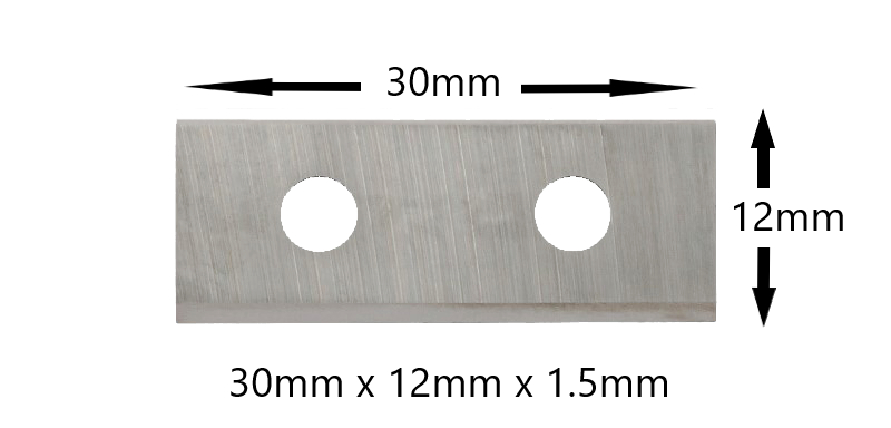 Turnover Knives – 30mm x 12mm x 1.5mm (Box of 10)