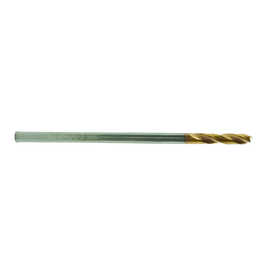 Carbide Drill Bit - 3mm 2 Flute 55HRC