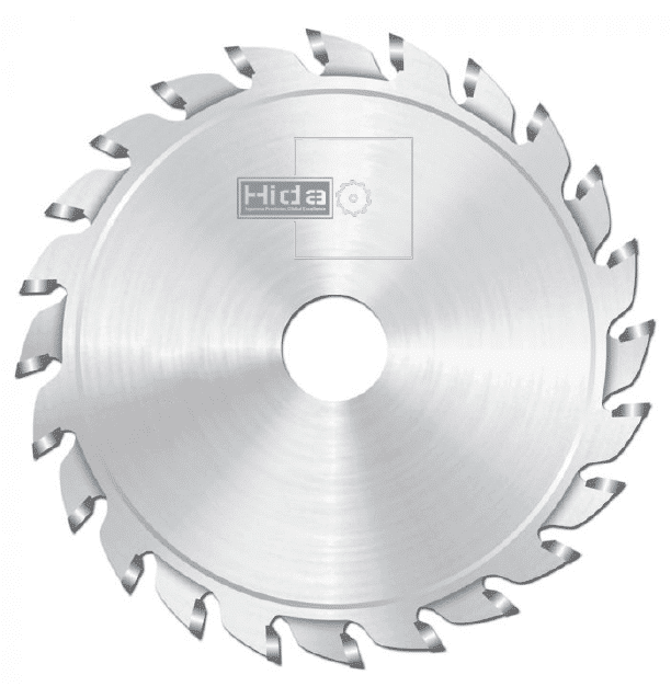 TCT Split Scoring Saw Blade 120x20x12+12 Teeth (Wood)