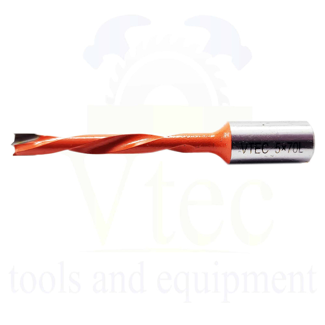 Dowel drilling bit (left hand) 5mmx70mm