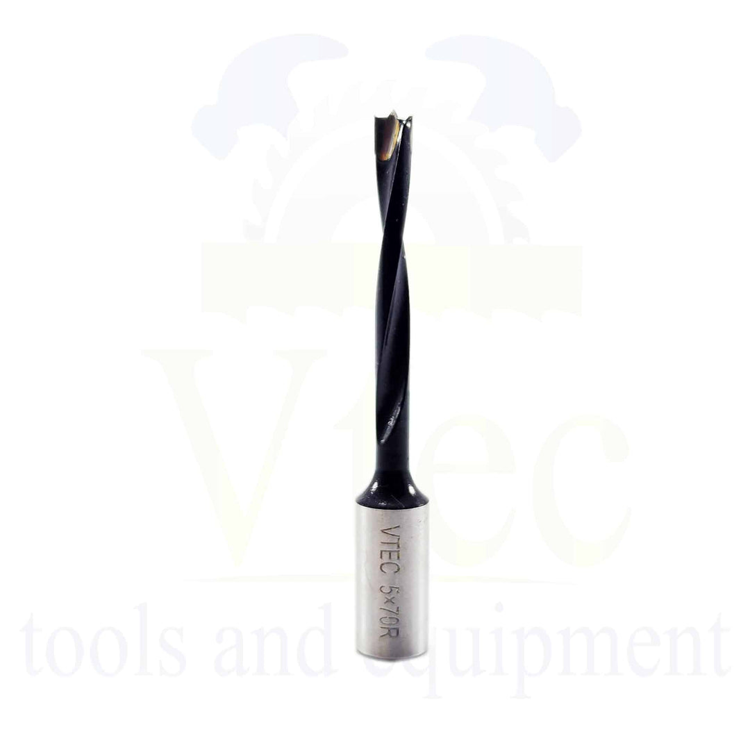 Dowel drilling bit (right hand) 5mmx70mm