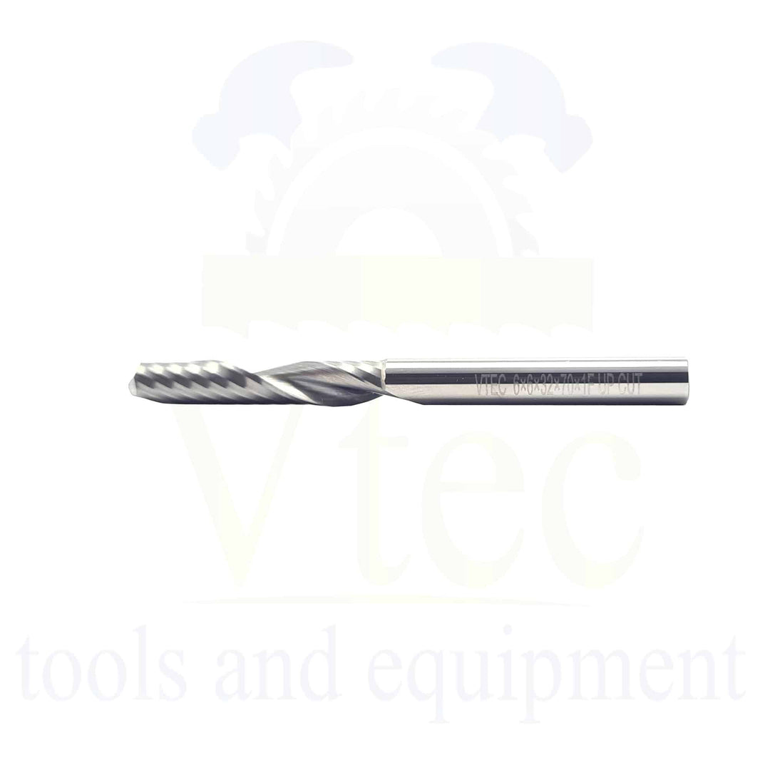 6mm Single Flute Solid Carbide End Mill