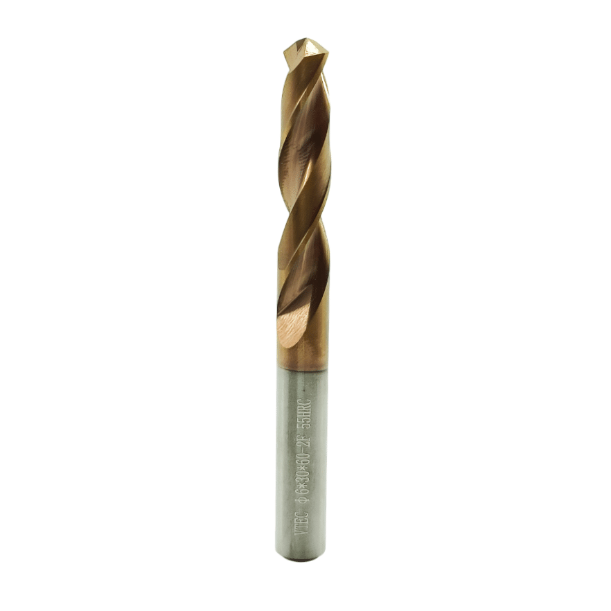 Carbide Drill Bit - 6mm 2 Flute 55HRC