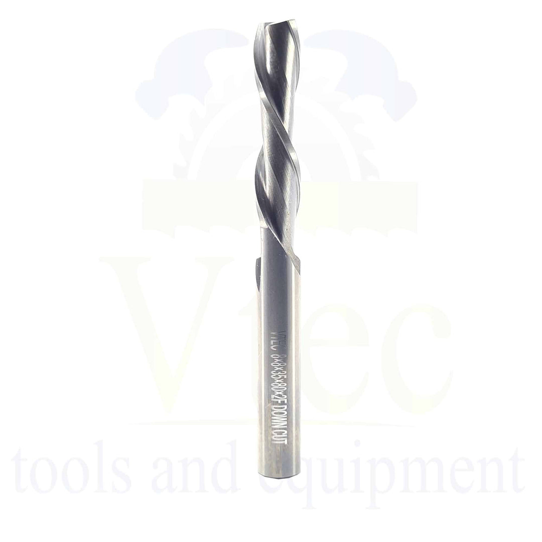 8mm Spiral Downcut End Mill