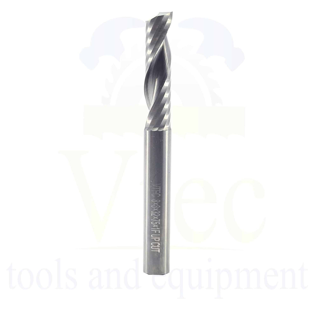 8mm Single Flute Solid Carbide End Mill
