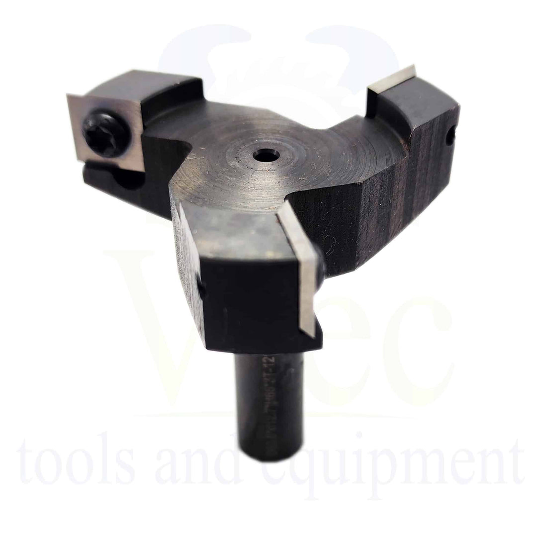 Spoilboard Surfacing Bit - 63.5mm with 12mm Shank