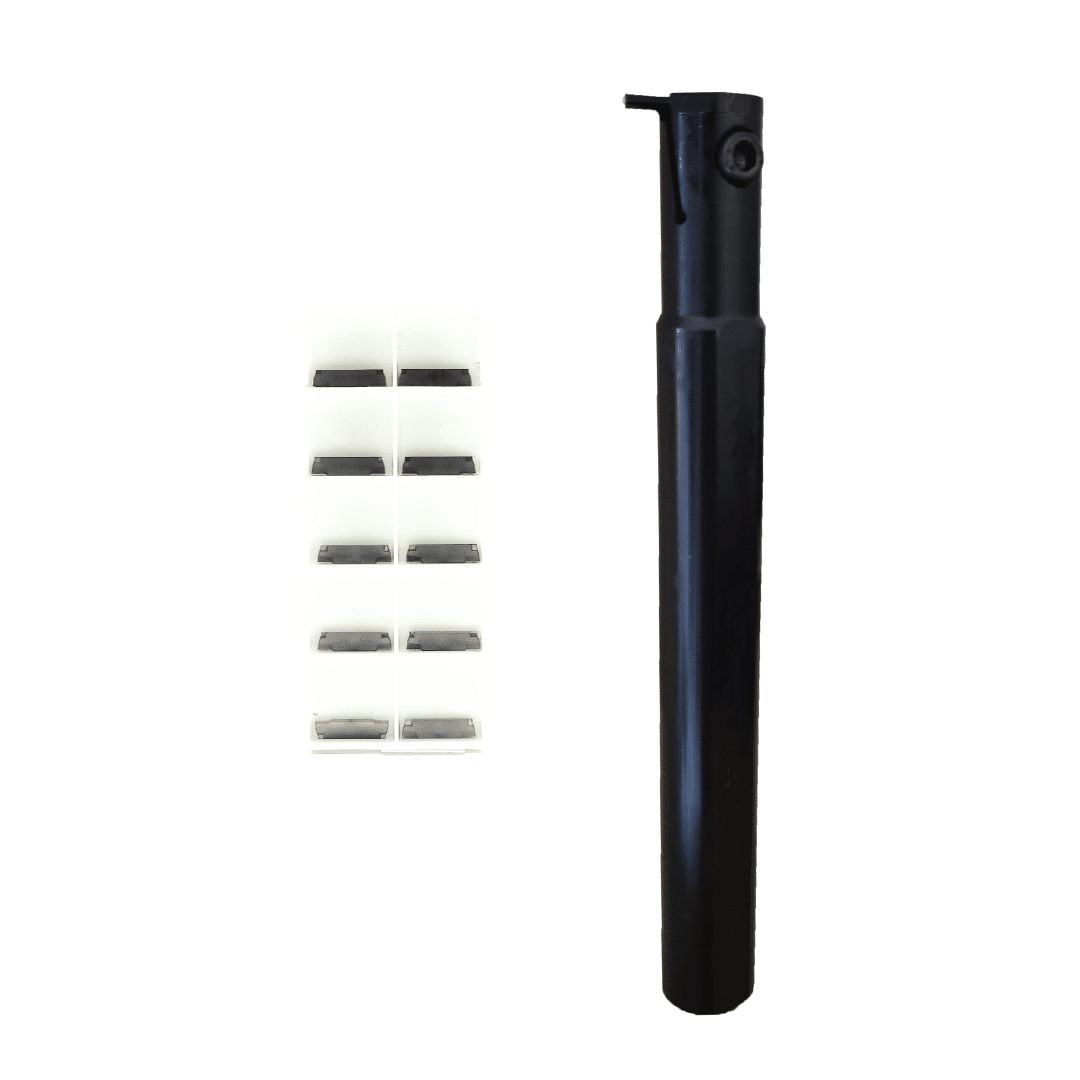 MGIVR -3mm-25mm Internal Boring Bar + 10 MGMN 3mm Inserts