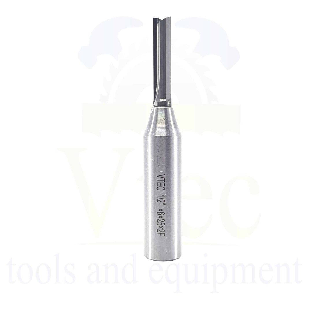 TCT Half Inch Straight 6mm End Mill